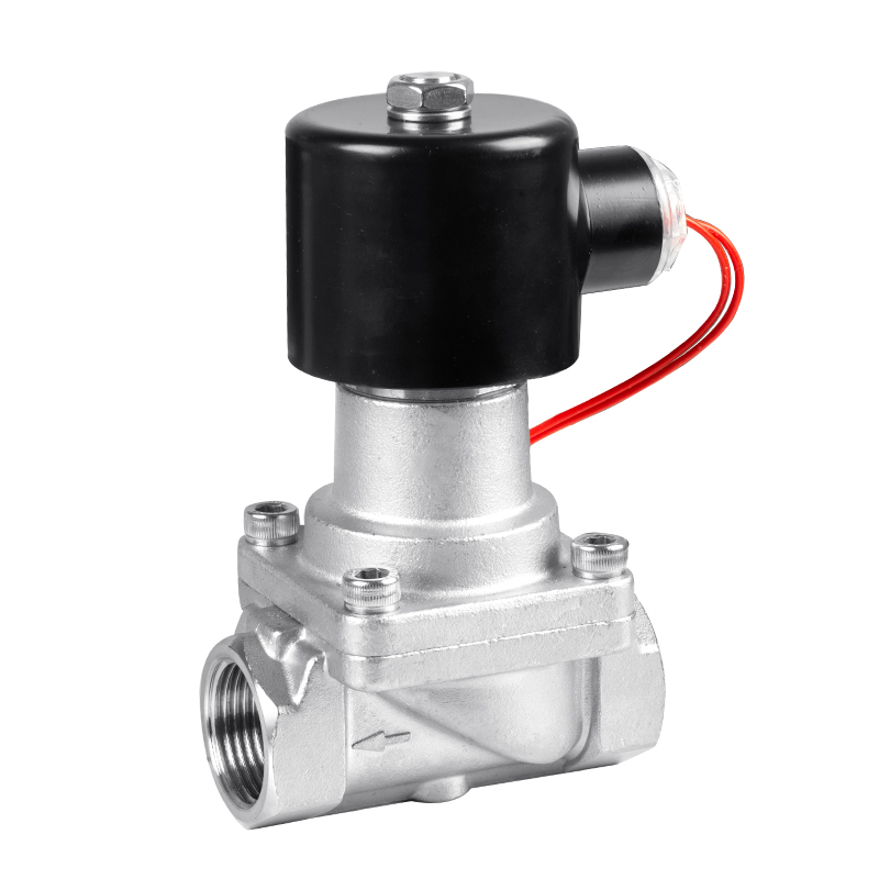 Stainless steel steam engine piston solenoid valve