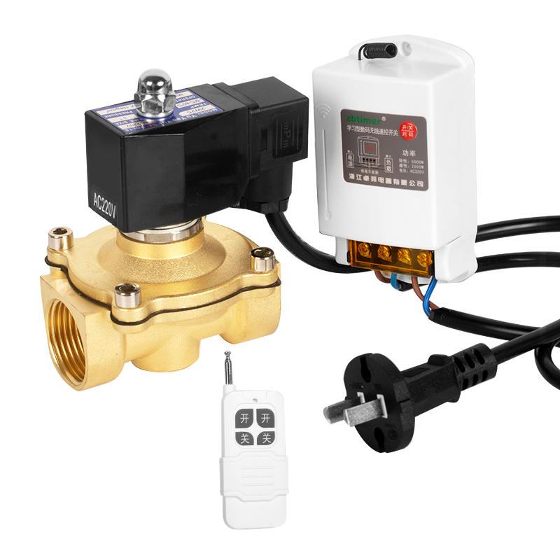 Wireless remote control solenoid valve