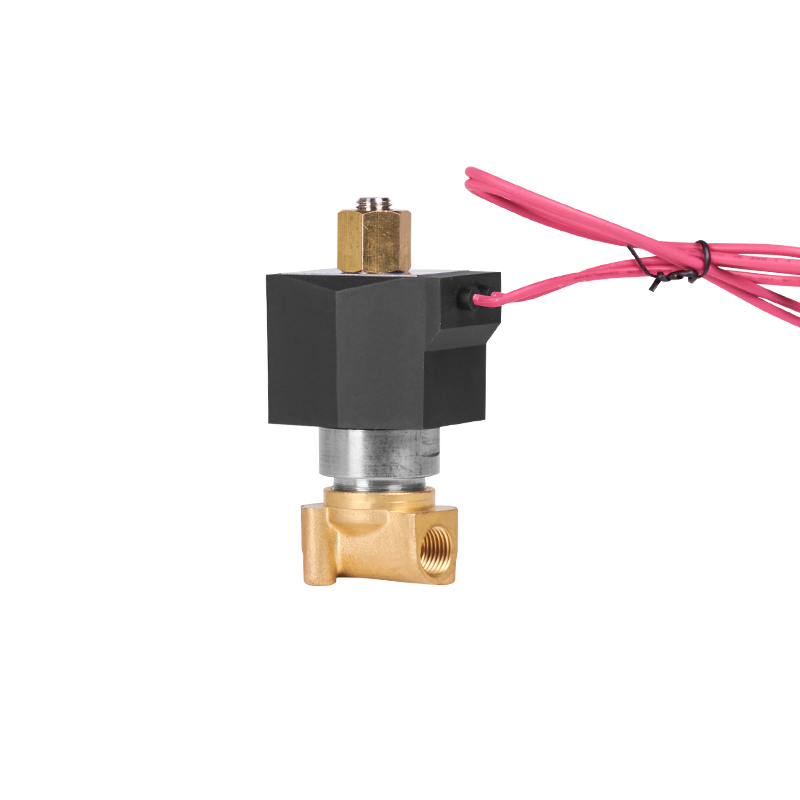 Brass waterproof normally open solenoid valve